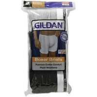 Gildan férfi Prémium pamut Boxer rövidnadrág, 4-csomag
