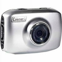 Coleman Xtreme digitális videokamera, 2 LCD érintőképernyő, HD, ezüst