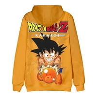 Férfi pulóver Son Goku Super Saiyan kényelmes sportkabát gyermek felnőtt 3d kapucnis pulóver a melegségért