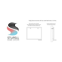 Stupell Industries Bold ananász vonalas rajz rusztikus Minta Fekete fehér, 30, Design: Ziwei Li