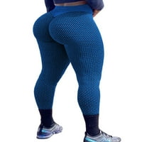 Női magas derék jóga nadrág Scrunched Booty Leggings edzés futás Butt fokozza texturált Harisnya