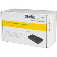 StarTech 3.5 USB 3. Külső SATA III merevlemez ház UASP Fekete S3510bmu33