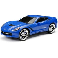 Új Bright 1: Rádióvezérlésű, Teljes Funkciós Corvette, Kék