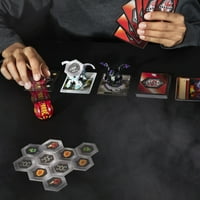 Bakugan Starter 3-Pack, Darkus Cloptor, gyűjthető Akciófigurák, korosztály számára