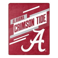 Alabama Crimson Tide NCAA Mozgás Selyem Touch Dobd Takaró, 55 70