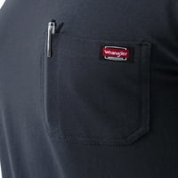 Wrangler Workwear férfi és nagy férfi hosszú ujjú zseb legénység-nyak, S-5XL méretű ing
