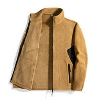 Fitoron gyapjú kabát női szabadidős divatos őszi téli kabát plüss kültéri kabát alkalmi könnyű kabát arany 4XL