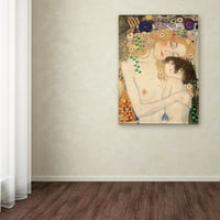 A Gustav Klimt „Három korú” vászon művészete