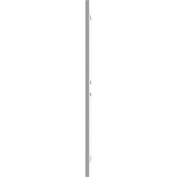 Ekena Millwork 12 W 41 H True Fit PVC Két egyenlő emelt panel redőnyök, alapozva