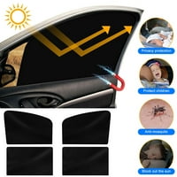 Cumbed mágneses autó oldalán első hátsó ablak Sun Shade Cover Mesh Shield UV védelem