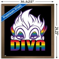Disney-Ursula-Diva Fali Poszter, 14.725 22.375 Keretes