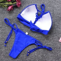 Plusz méretű fürdőruha nőknek Bikini String kötés Hawaii Hollow Out Beach Beachwear divat fürdőruha Haskontroll fürdőruhák