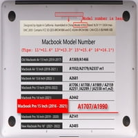 KAISHEK kemény héj tok -kiadás MacBook Pro S Touch Bar modell: A1990 a lila sorozat 0259