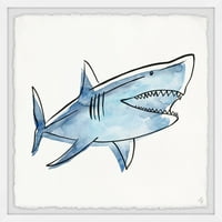 Marmont Hill Big Blue Shark keretes fali művészet, 32.00 1,50