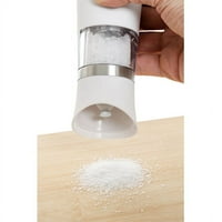 Ozeri Gravity Pro elektromos só és bors daráló készlet, BPA-mentes, fekete-fehér