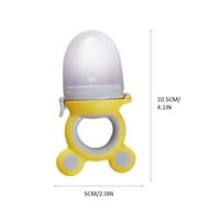 SDJMa Baby Fruit Food Feeder cumi-friss élelmiszer-adagoló, csecsemő gyümölcs fogzás Teether játék 3 hónapig, Szilikon