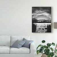 Védjegy Képzőművészet „úszómedencefelhők” vászon művészete: Martin Henson