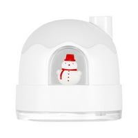 SuoKom új Snowhouse éjszakai fény párásító USB otthoni irodai asztali Mini porlasztó aranyos kedvenc párásító Plug-In