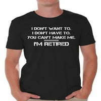 Grafikus pólók férfiaknak-nyugdíjas vicces ingek vagyok