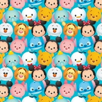 Disney Tsum Tsum 43 44 széles százalékos pamut D R, Mickey és barátai csomagolva