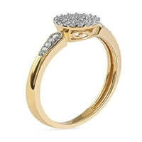 Imperial 10K sárga arany 1 6 ct tdw gyémánt női divatgyűrű