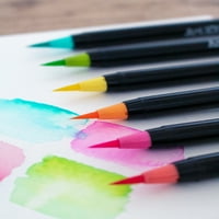 Art kreatív eszközök akvarell ecset toll markerek válogatott színes témák