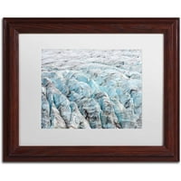 Védjegy Képzőművészet „Örök Ice” vászonművészet: Philippe Sainte-Laudy, White Matte, Wood Frame