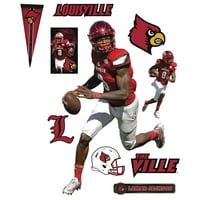 Fathead Lamar Jackson Louisville Cardinals Életnagyságú Kivehető Fali Matrica