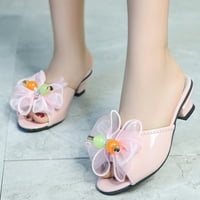 dmqupv meleg kis gyerek lányok virág szandál szerelem hercegnő papucs szandál cipő papucs Lányok kor cipő rózsaszín
