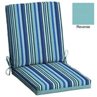 Fiundsays kültéri terasz kék csík szék párna