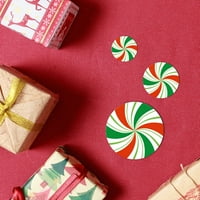 Shulemin készlet karácsonyi rajzfilm padló fal cukorka matricák DIY öntapadó dekoráció