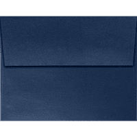 Luxpaper A Peel & Press meghívó borítékok, 3 4, lb. Lapis Blue Metallic, Pack