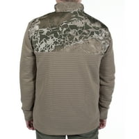 Realtree férfi cipzáras vadászat pulóver kabát, Realtree wav3x, méret extra nagy