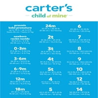 Carter gyermeke, kislányok bodysuit és rövidnadrág-szett, 5 darabos, preemie-hónapok