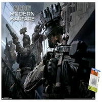 Call of Duty: Modern Warfare-Co-Op fali poszter Push csapokkal, 22.375 34