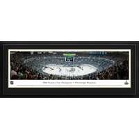 NHL Stanley Cup bajnokok - Pittsburgh Penguins - Blakeway Panoramas NHL nyomtatás deluxe kerettel és dupla szőnyeggel