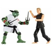 Teenage Mutant Ninja Turtles vs. Cobra Kai: 6 Raphael vs. John Kreese Akciófigurák 2-csomag