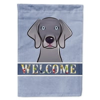 Carolines Treasures BB1417GF Weimaraner üdvözlő zászló kert mérete kicsi, többszínű