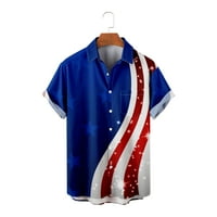 - Póló póló július 4. Függetlenség Napja olcsó pólók, Vintage divat klasszikus kényelmes nagy és magas pólók férfiaknak,