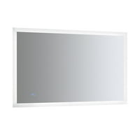 Fresca Angelo 48 széles 30 magas fürdőszoba tükör Halo stílusú LED világítással és páramentesítővel