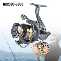 Új fém markolat minden fém kemping horgászat eszköz Spinning horgászat orsó fém kerék orsó áttétel AR6000