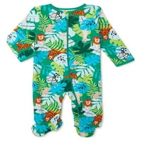 Wonder Nation Baby Boys Jungle Sleep N Play, Méretek 0m-9m