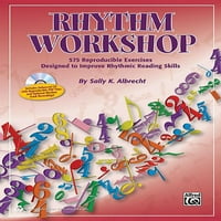 Rhythm Workshop: reprodukálható gyakorlatok célja, hogy javítsa a Ritmikus olvasási készség, fésű kötött könyv & CD