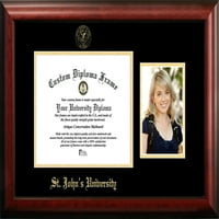 Szent János Egyetem 11W 8,5 h arany dombornyomott Diploma keret portréval