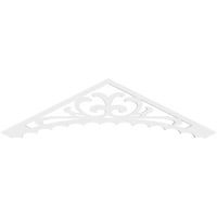 Ekena Millwork 48 W 12 H 1 P hangmagasság Genova építészeti minőségű PVC Gable Pediment