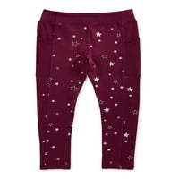 Atlétikai munkák lányok Leggings, Méretek 4- & Plus