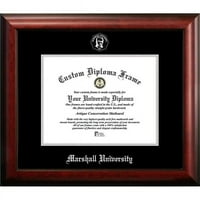 Marshall Egyetem 11W 8.5 h ezüst dombornyomott Diploma keret