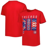 Ifjúsági piros chicago kölykök logó póló