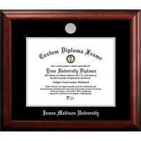 James Madison Egyetem 16W 12h ezüst dombornyomott Diploma keret