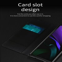 Allytech tervezett Samsung Galaxy Z Fold esetében, tartós prémium PU bőr Folio Flip Kickstand kártya slot tartó pénztárca